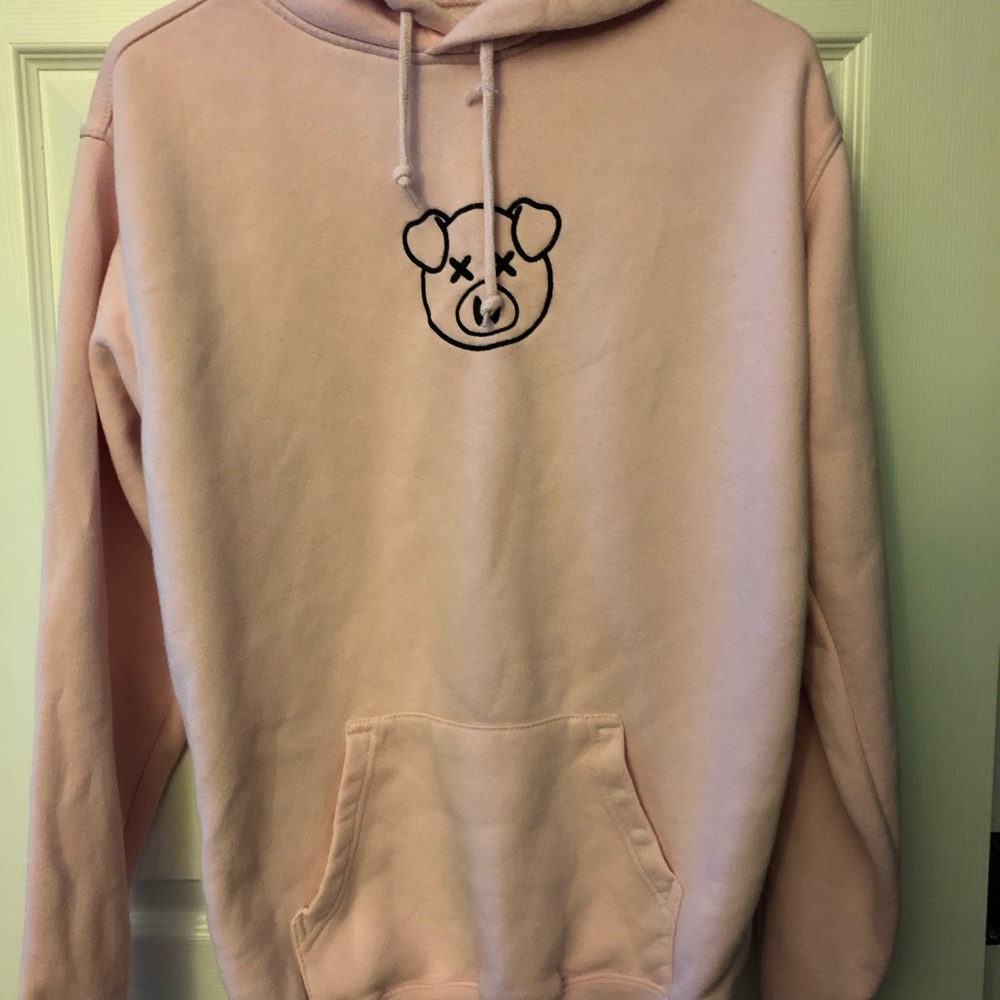 shane dawson pink pig hoodie :)